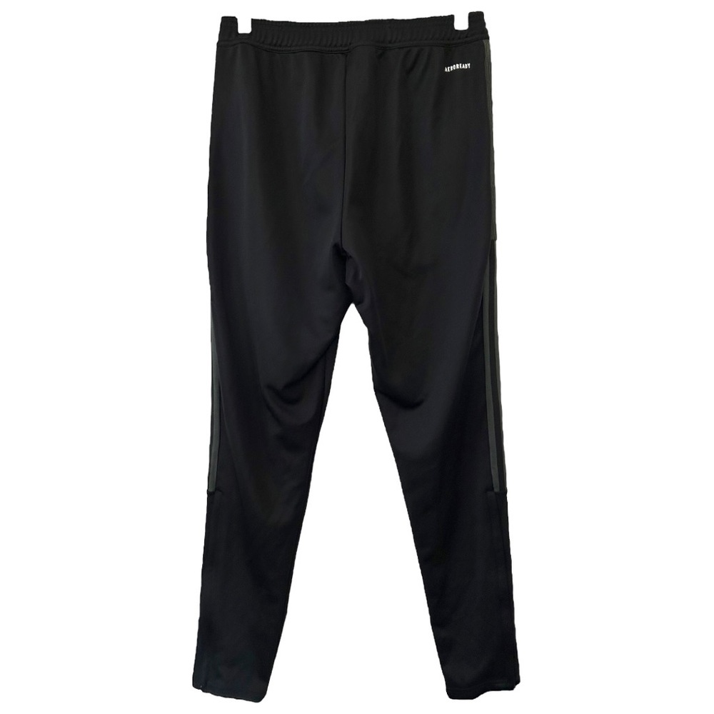 adidas Women's Tiro Track Pants, Black/Dark Grey Heather Zip Ankle   Sz‎ M - Picture 4 of 11